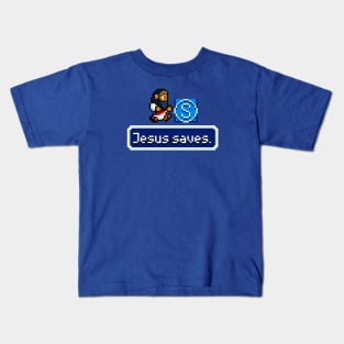 Jesus Saves (His Game) Kids T-Shirt